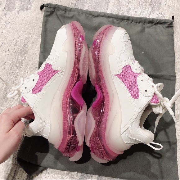 NIB BALENCIAGA Triple S Clear Sole Sneakers 36 - Picture 8 of 14